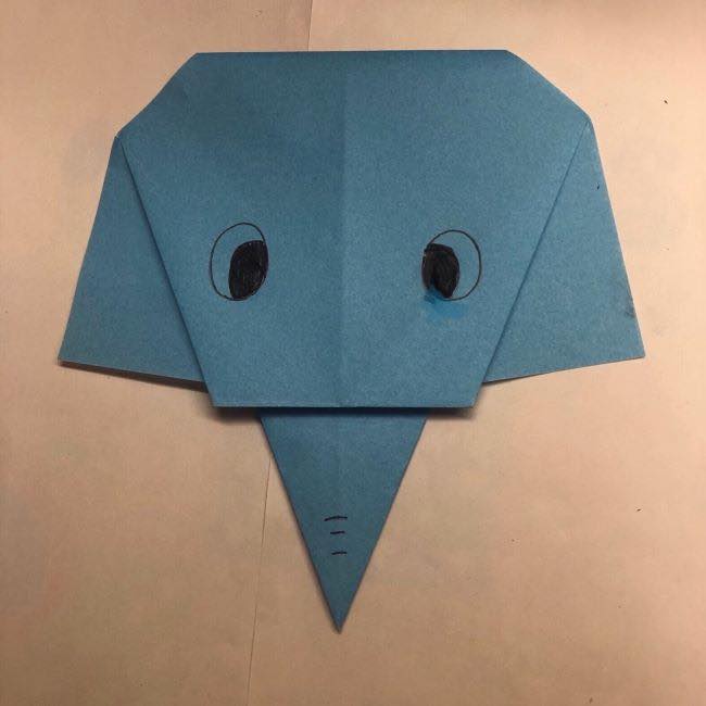 折り紙動物園 簡単折り紙ぞうの作り方を写真で公開 ハルブログ