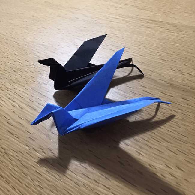 折り紙動物園 折り紙でツバメを折ろう ハルブログ