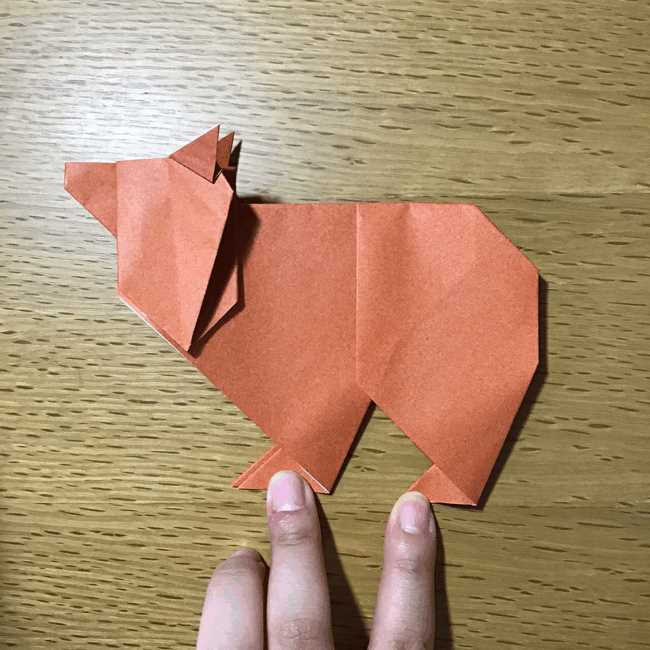 折り紙動物園 折り紙でくまのプーさん ハルブログ